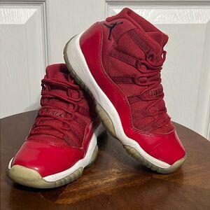 🔥🏀Nike AIR JORDAN 11 Retro Win Like '96 Basketball Shoes - Youth Sz 3.5Y - EUC